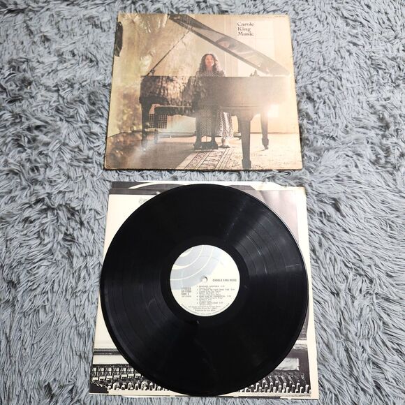 Carole King – Music LP 1971 Ode Records SP-77013 w/‎ Lyrics James Taylor Vinyl - Picture 1 of 12